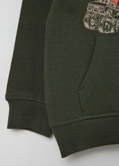 Ovs Sweatshirt With Hood And ''N. York City” Print