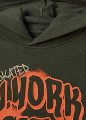 Ovs Sweatshirt With Hood And ''N. York City” Print