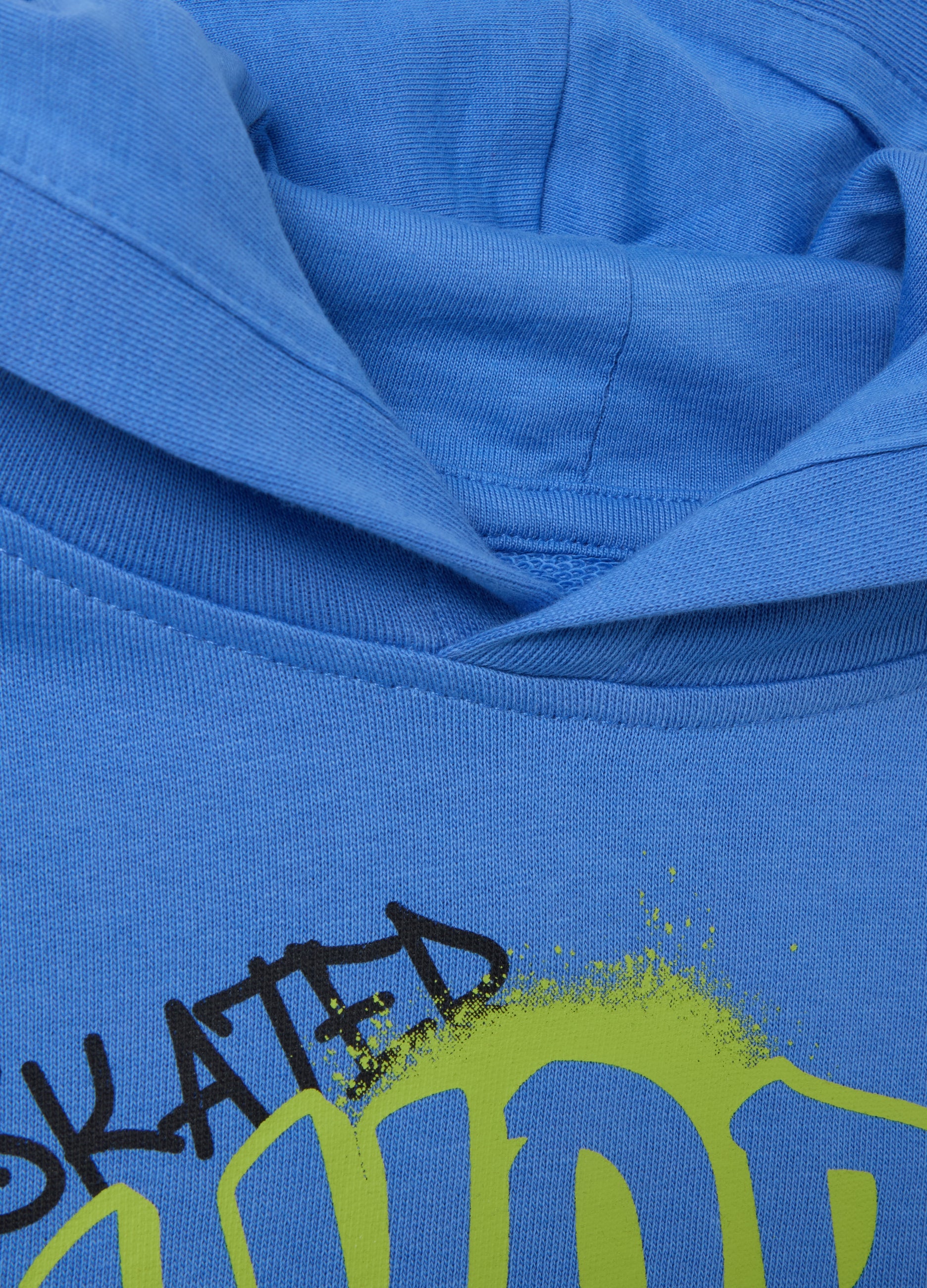 Ovs Sweatshirt With Hood And ''N. York City” Print