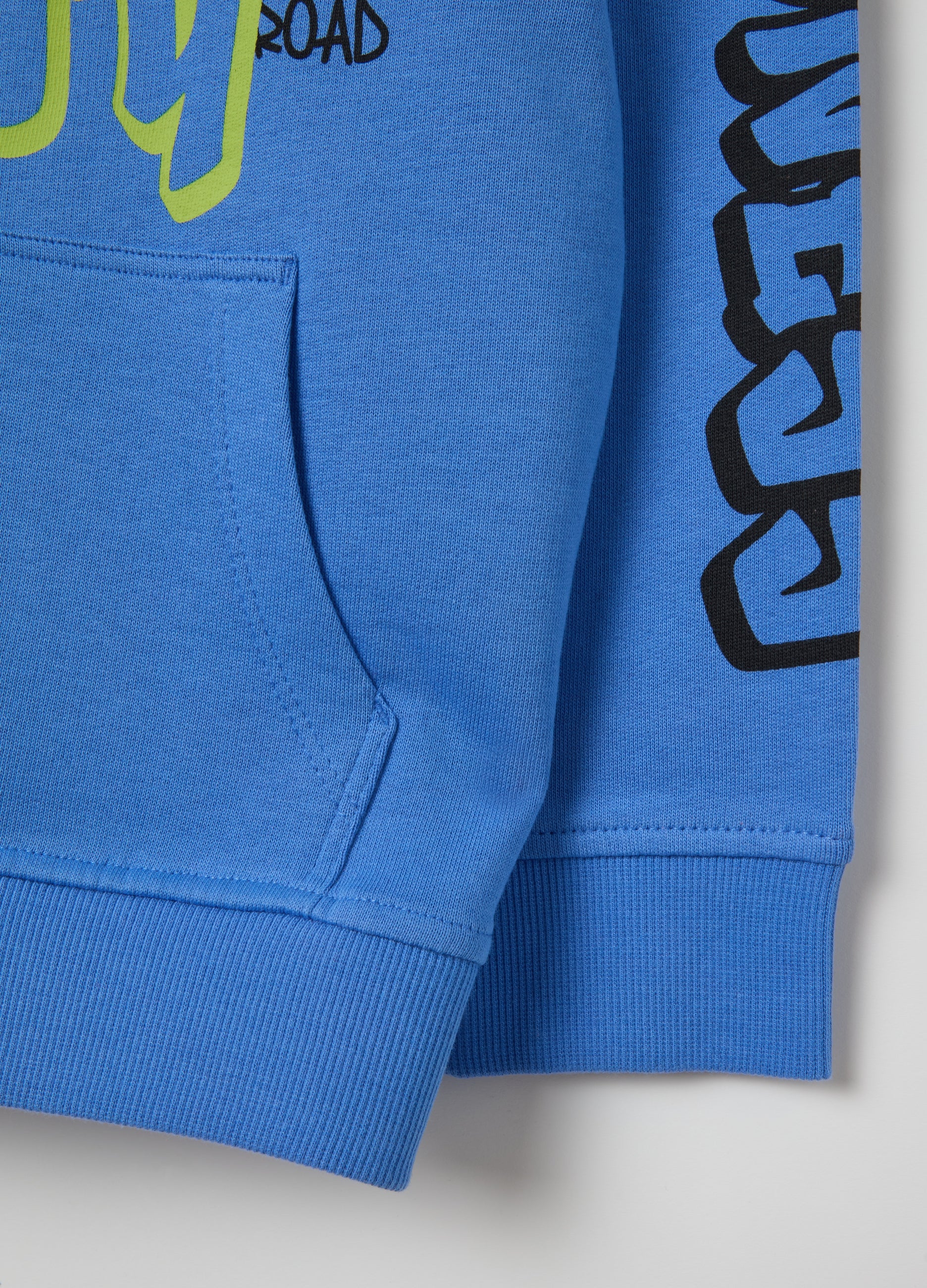 Ovs Sweatshirt With Hood And ''N. York City” Print