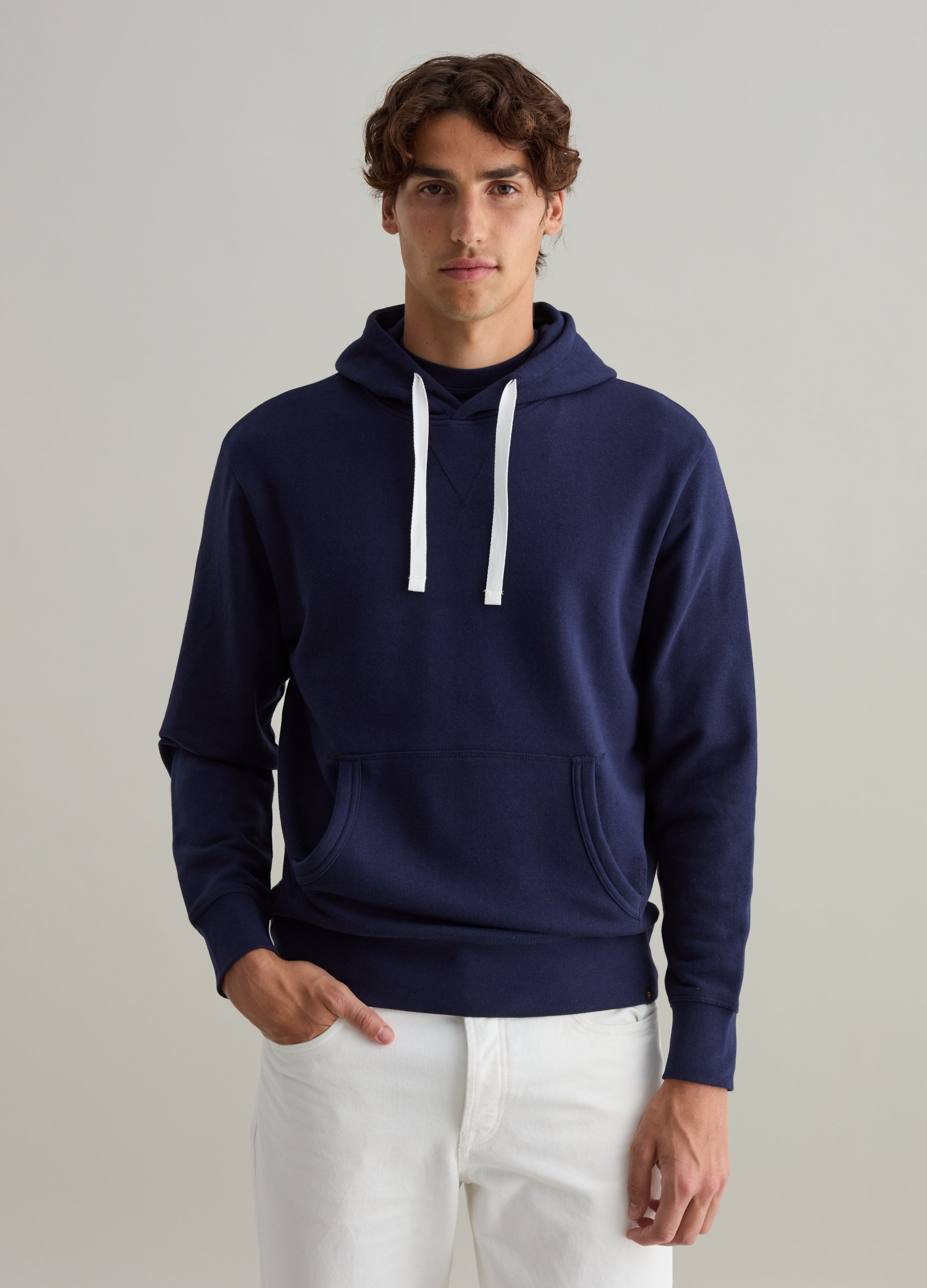 Hoodie With V Detail