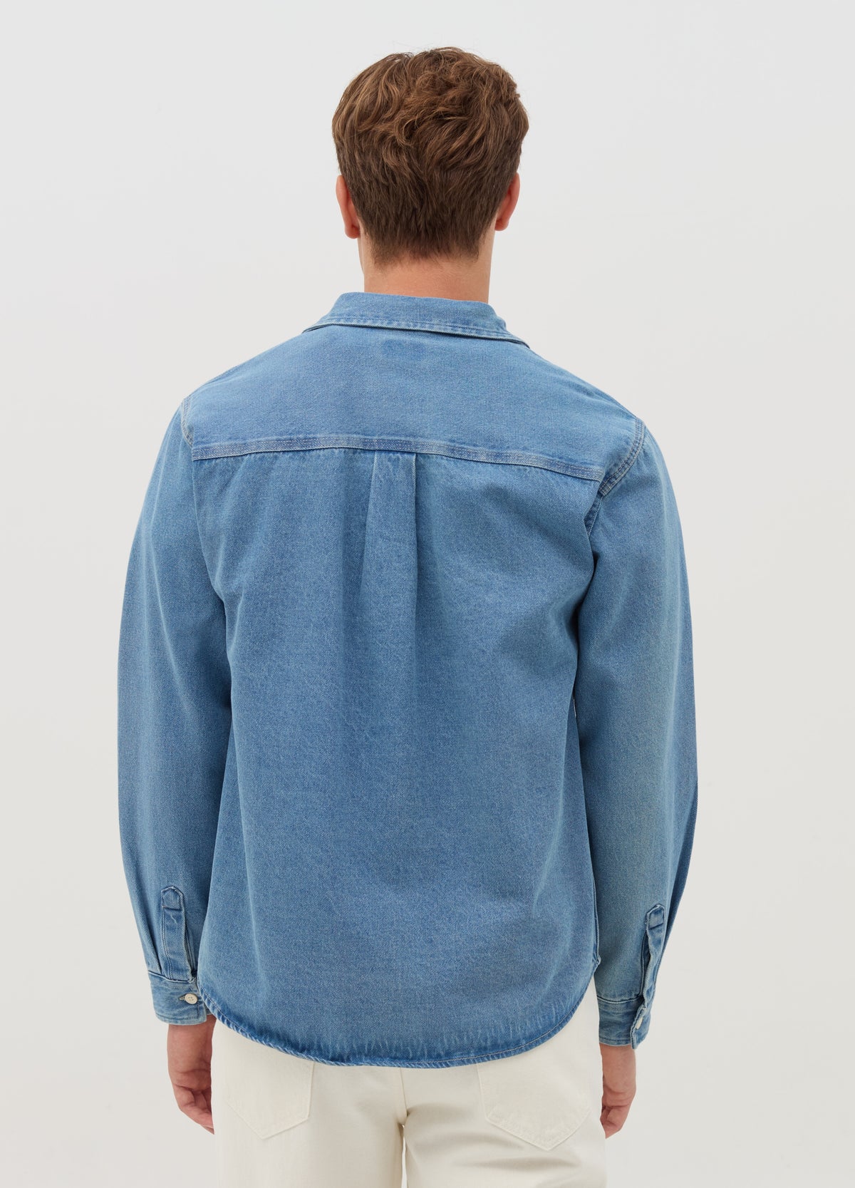 Denim Shirt With Pocket