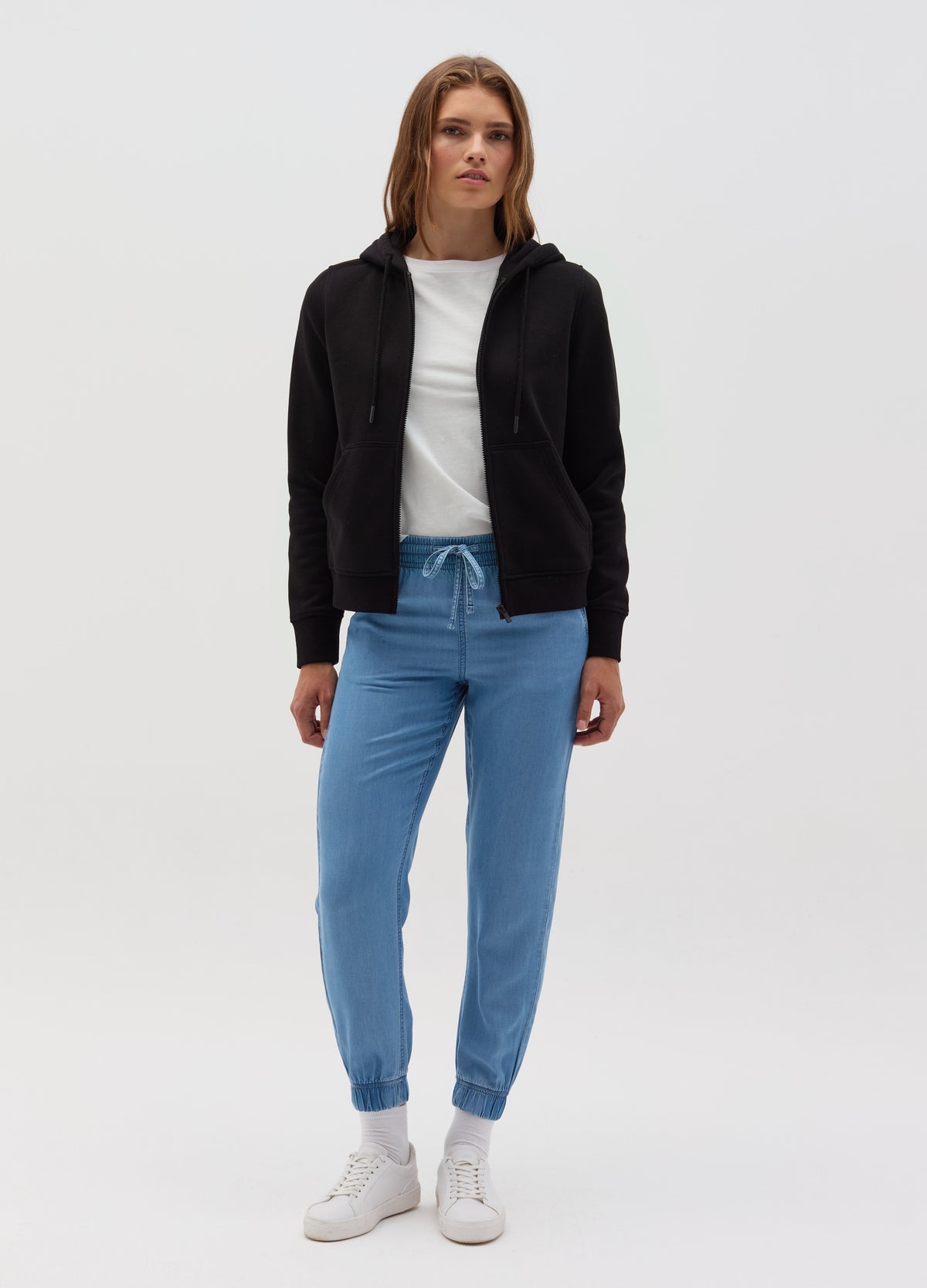 Ovs Joggers In Tencel™ Lyocell With Drawstring