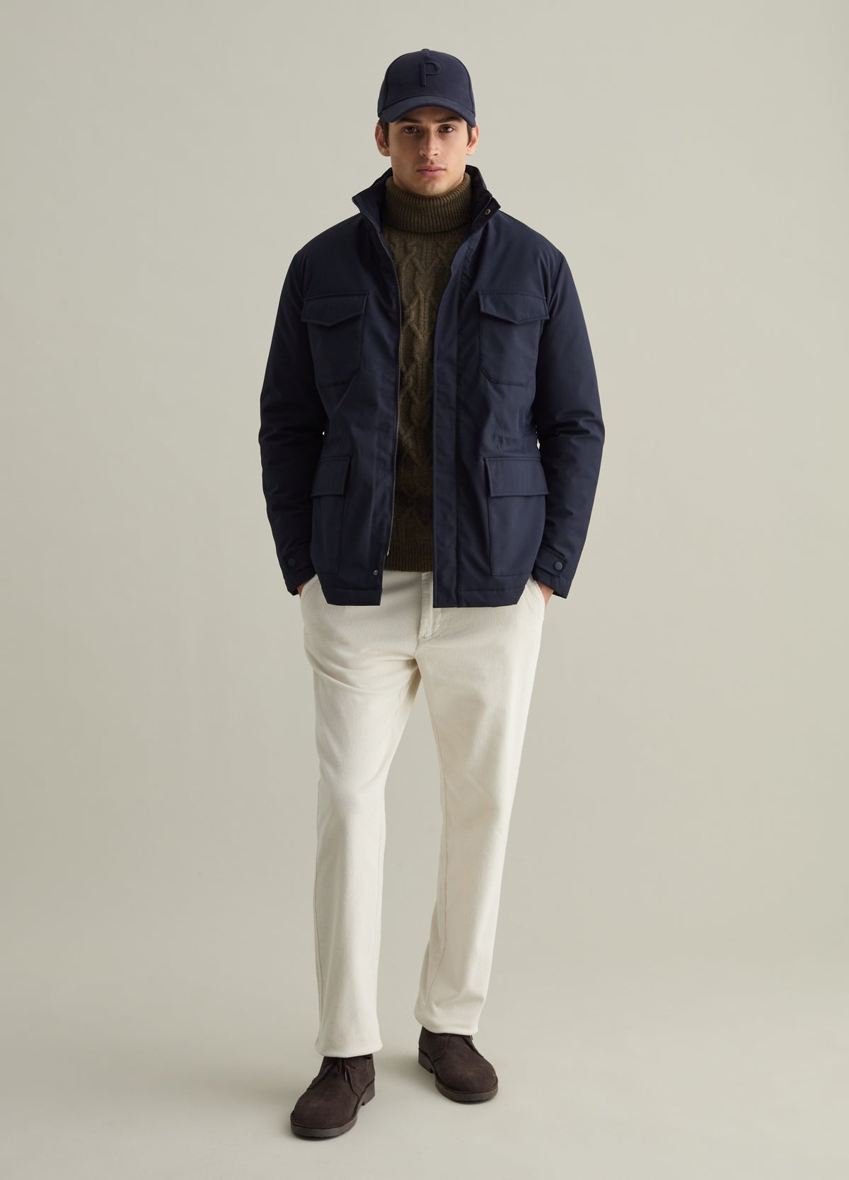 Short Jacket With High Neck