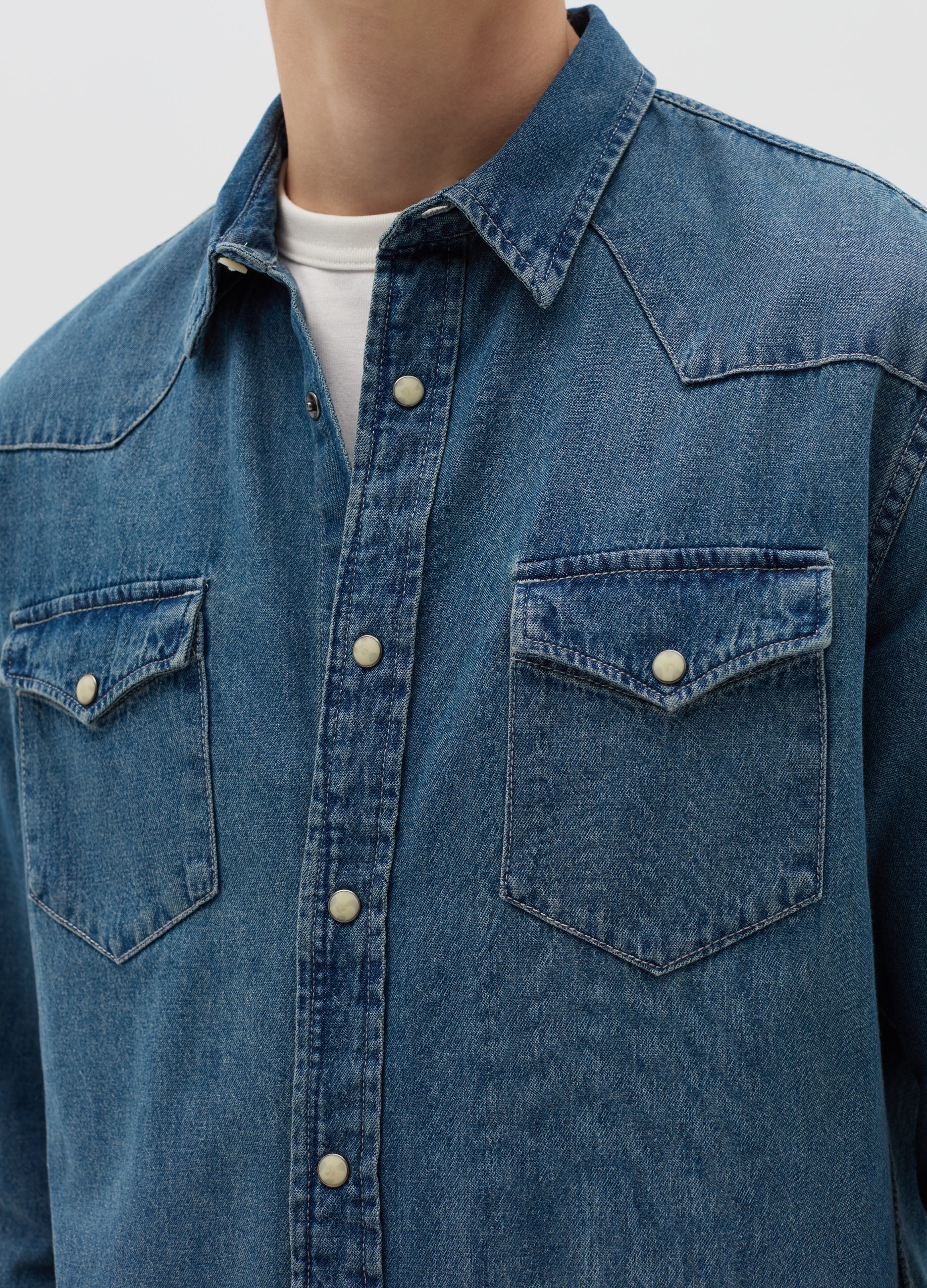 Cowboy Shirt In Denim
