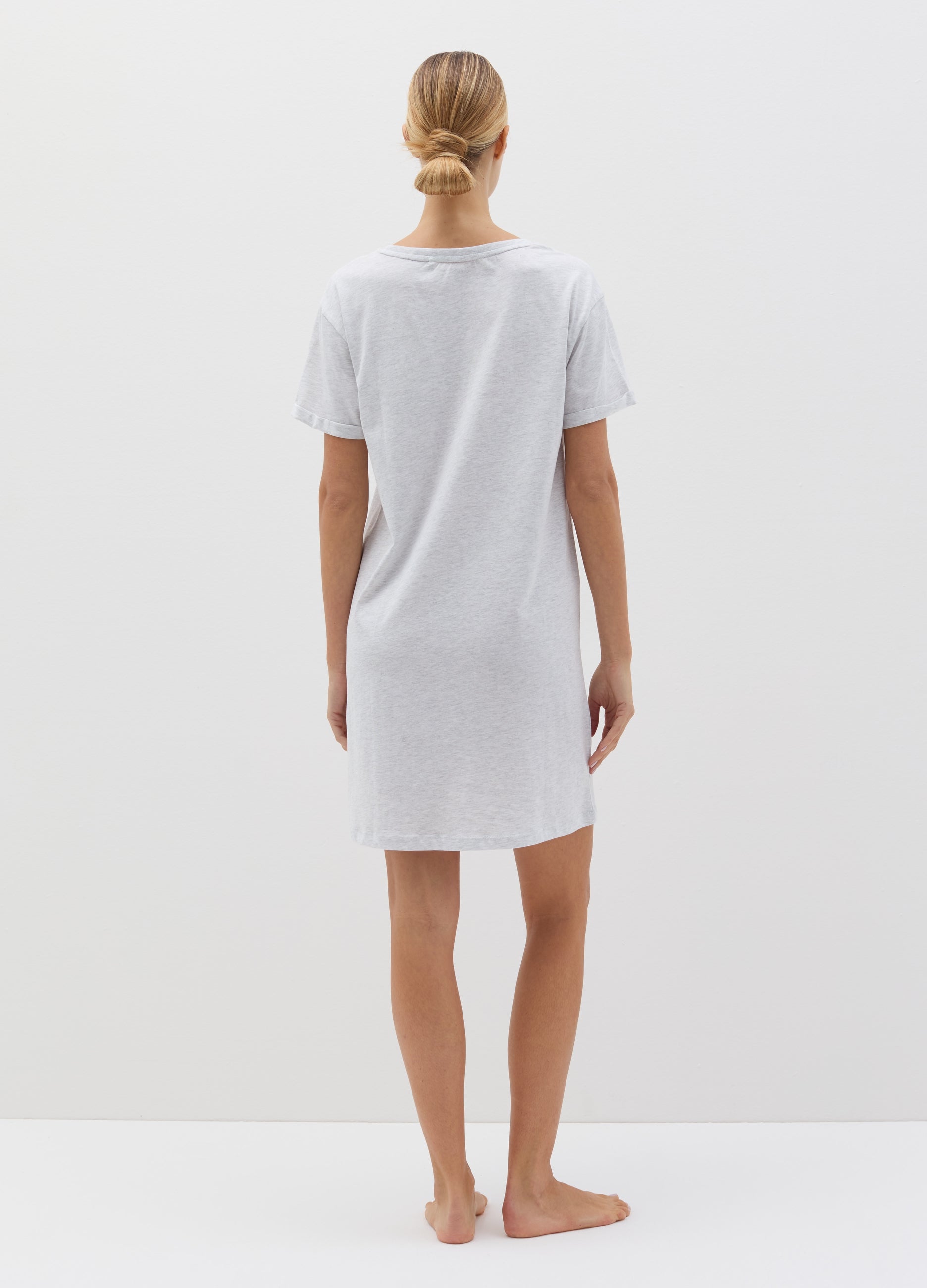 Ovs Short Nightdress With Hearts Print