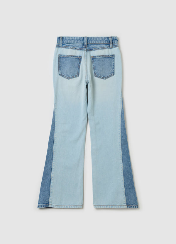 Ovs Flare-Fit Jeans With Contrasting Details