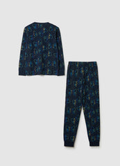 Cotton Pyjamas With Joystick Print