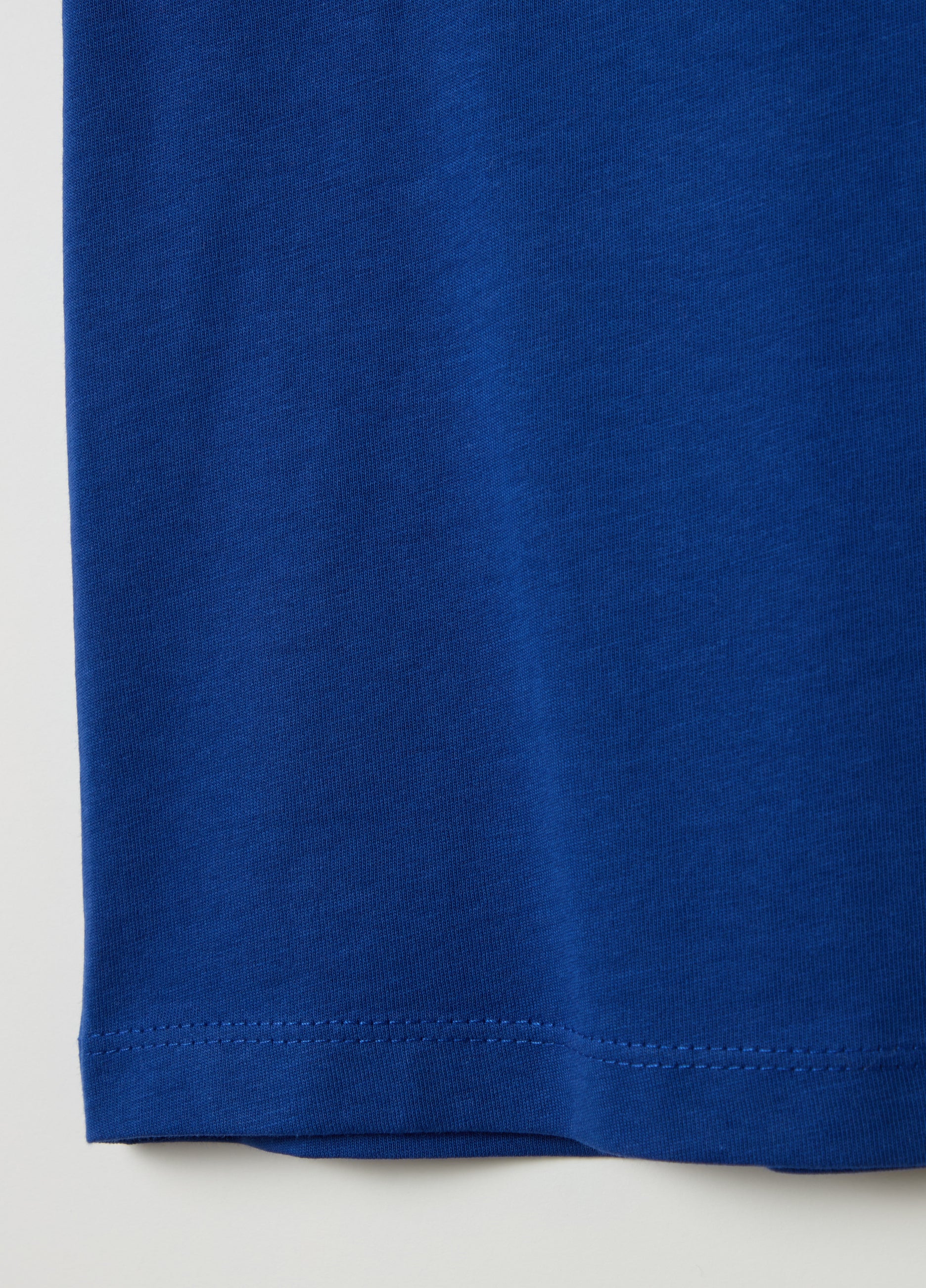Ovs Solid Colour T-Shirt In Organic Cotton