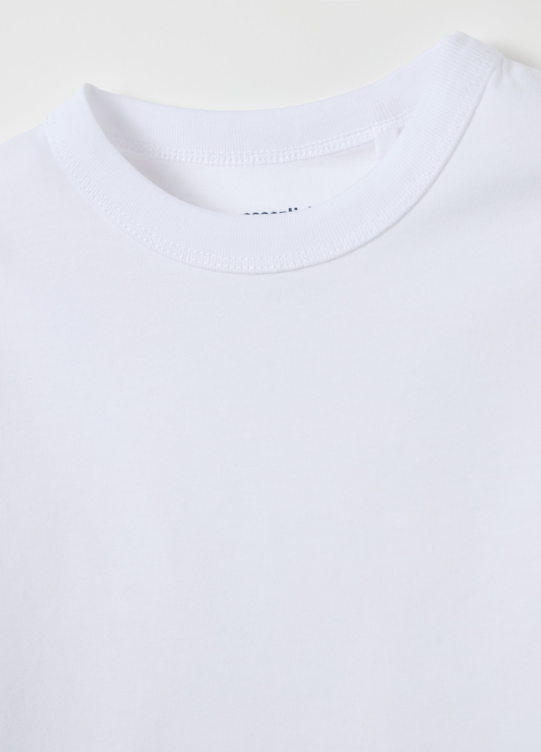 Ovs Solid Colour T-Shirt In Organic Cotton