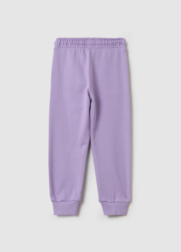 Ovs Cotton Joggers With Drawstring