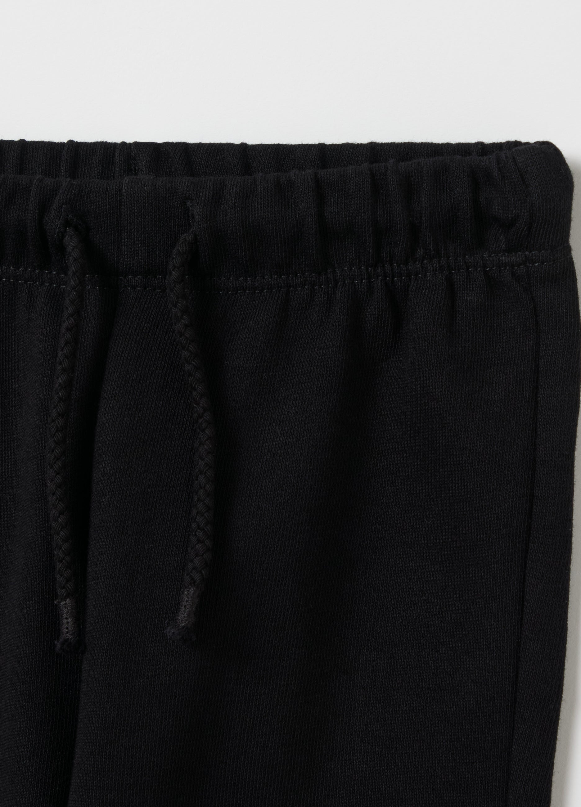 Ovs Two-Pack Fleece Joggers With Drawstring And Print