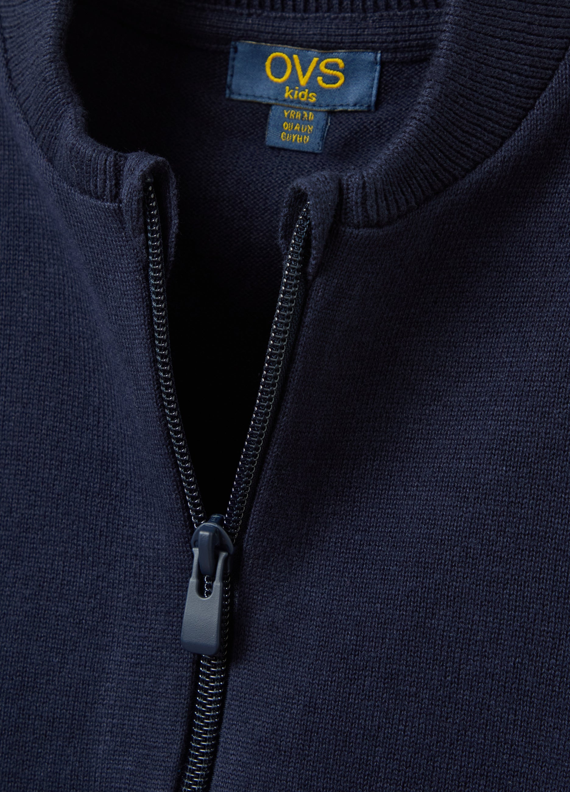 Ovs Full-Zip Cardigan In Cotton
