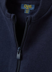 Ovs Full-Zip Cardigan In Cotton