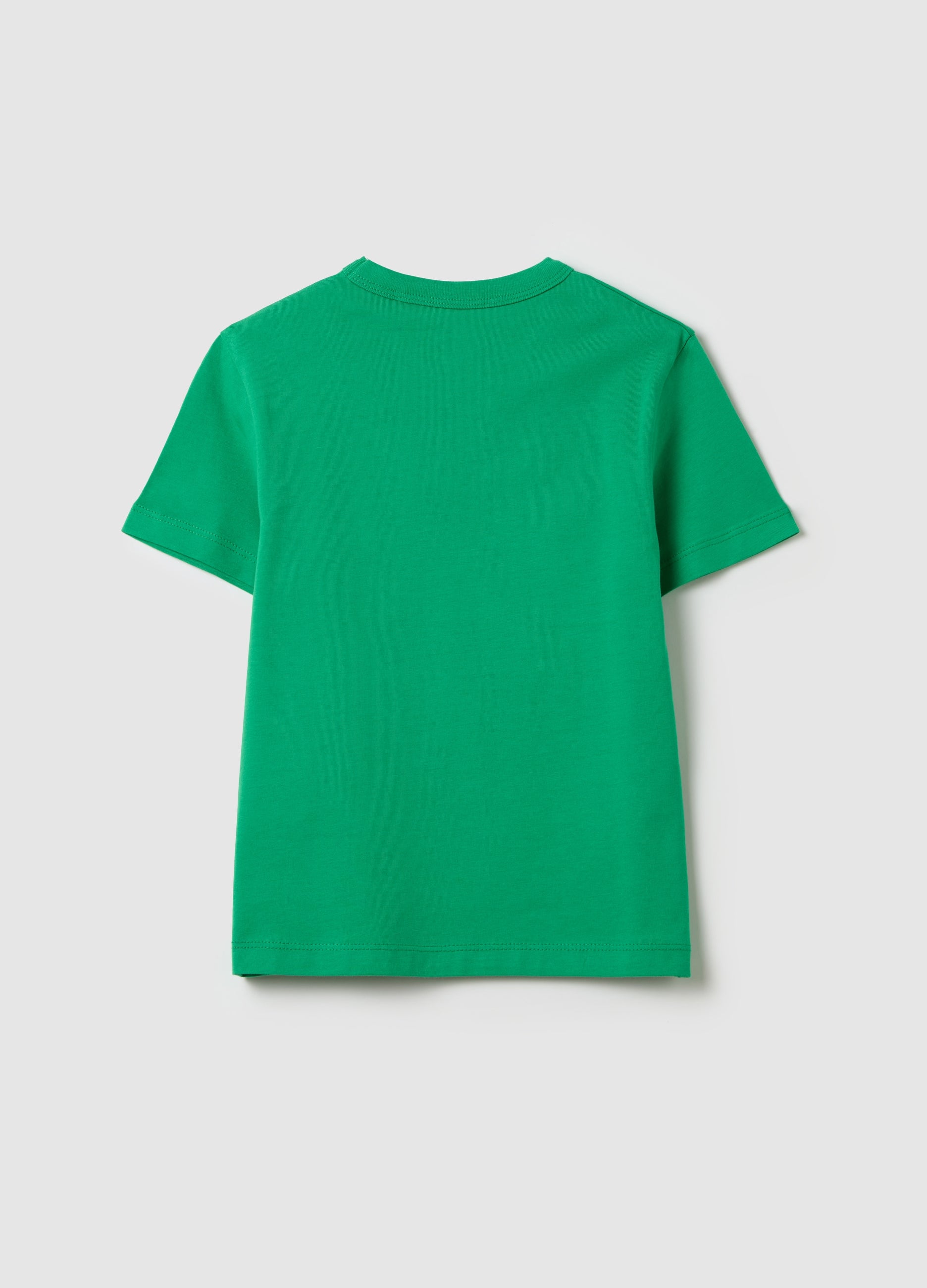 Ovs Solid Colour T-Shirt In Organic Cotton