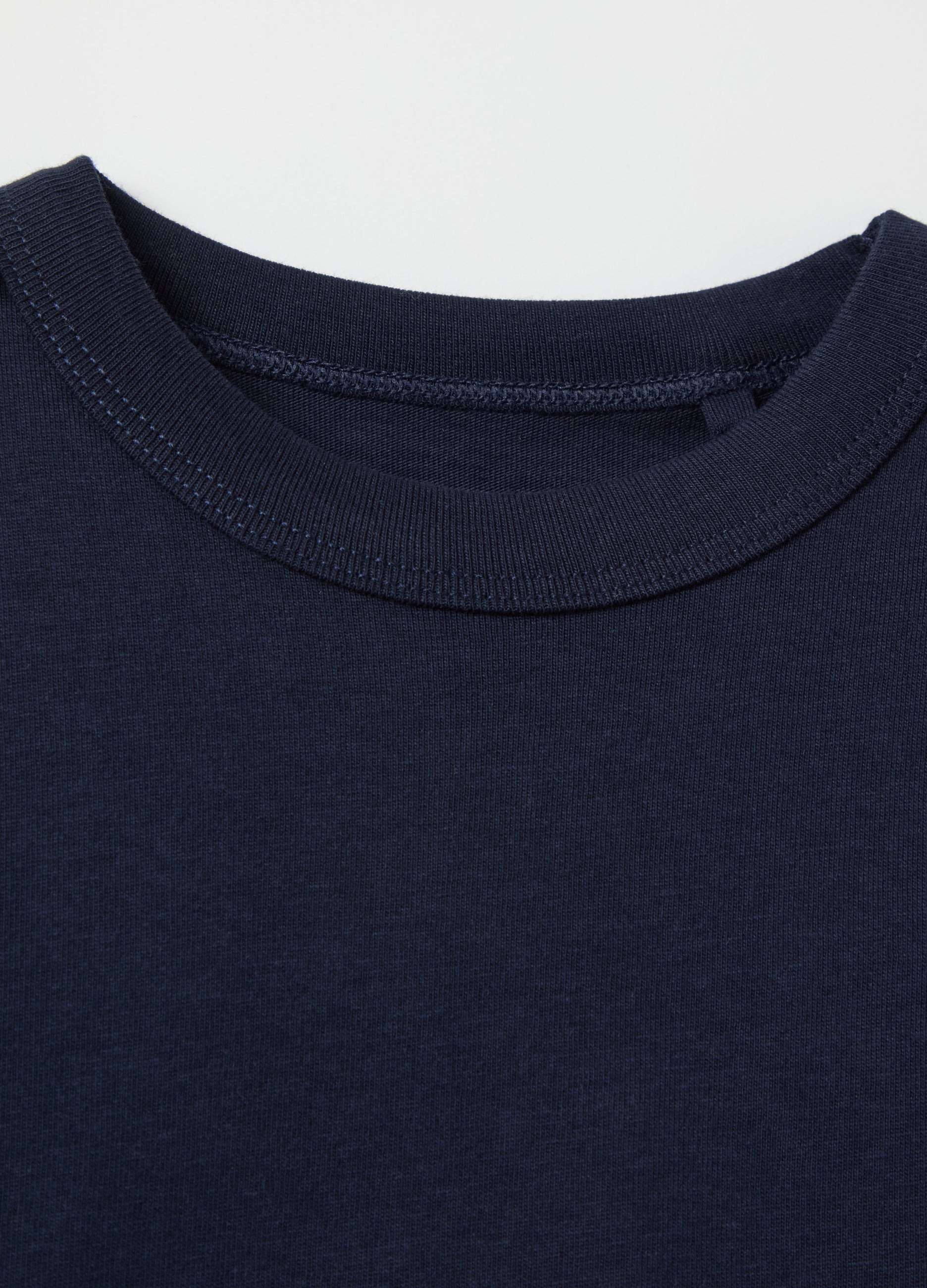 Ovs Solid Colour T-Shirt In Organic Cotton