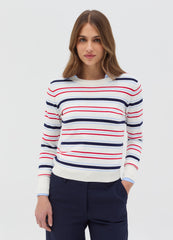 Ovs Long-Sleeved Top With Striped Pattern