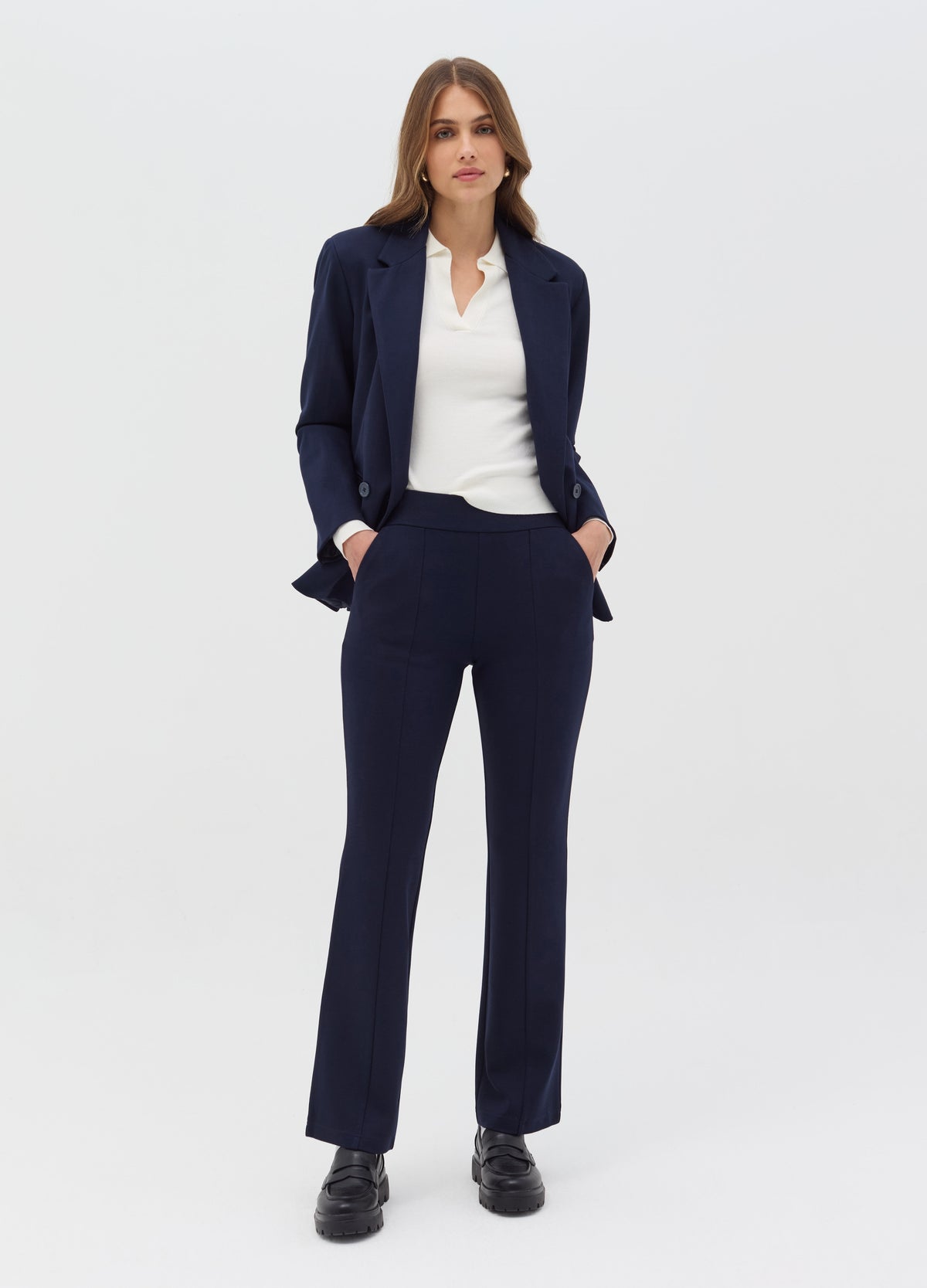 Ovs Milano-Stitch Leggings With Raised Seams