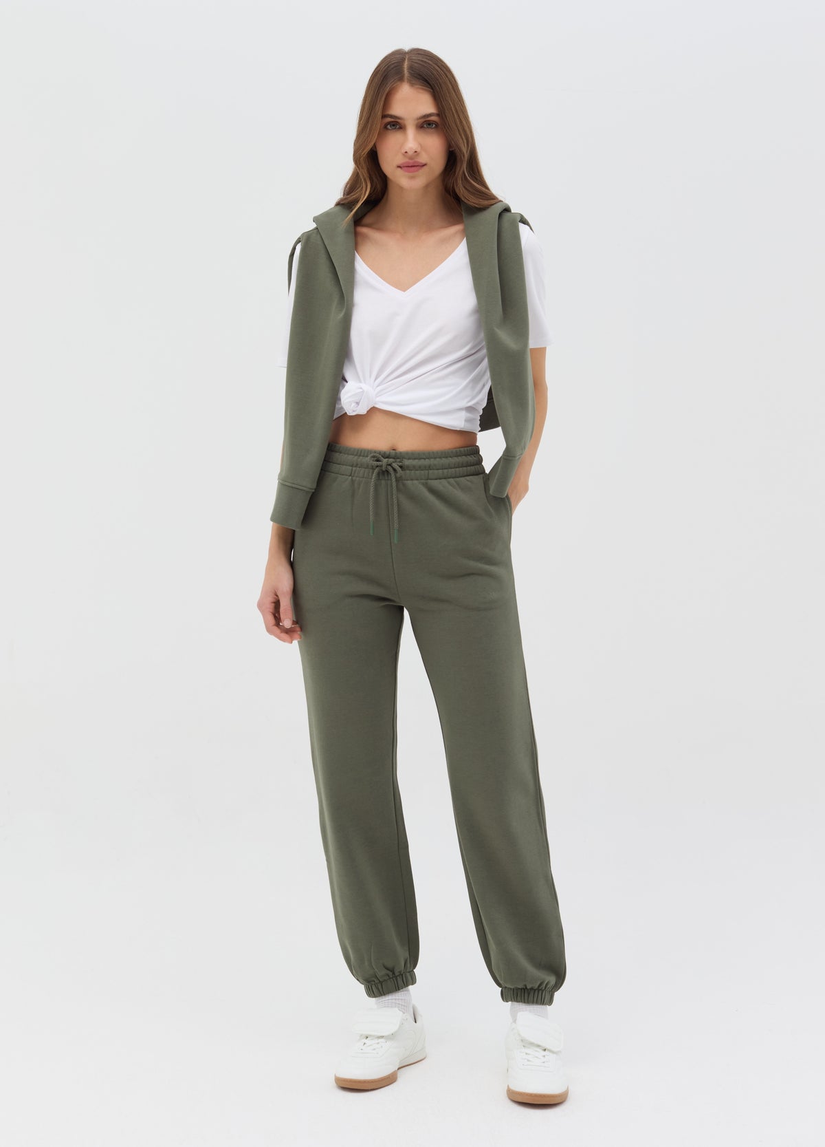 Ovs Essential V-Neck T-Shirt In Cotton