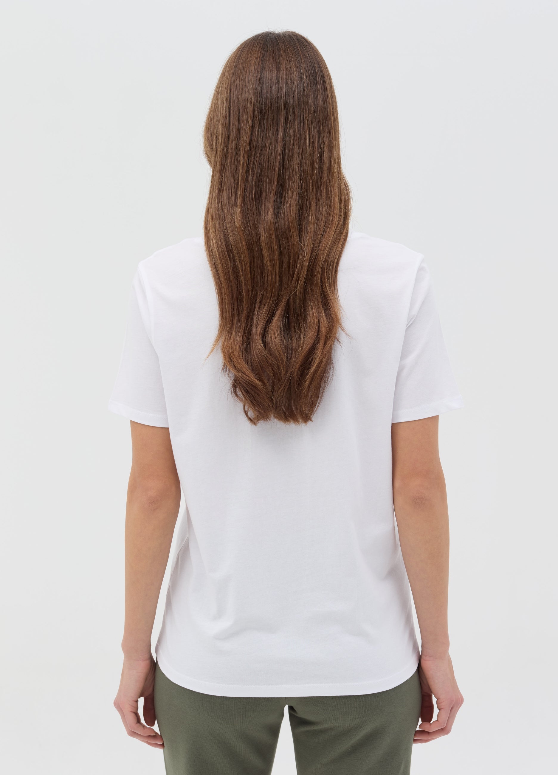 Ovs Essential V-Neck T-Shirt In Cotton