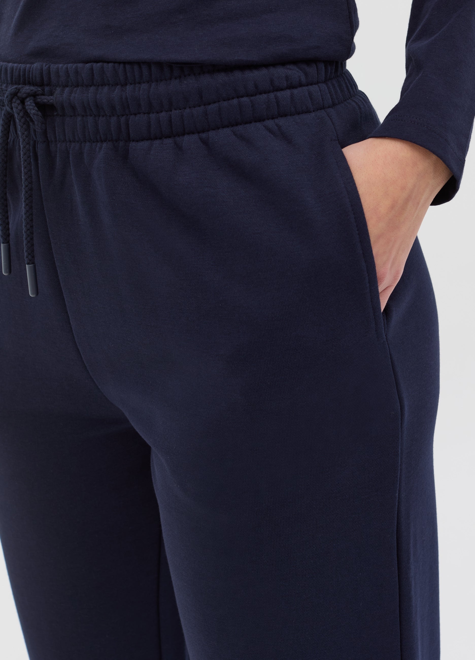 Ovs Essential Joggers In Fleece With Drawstring