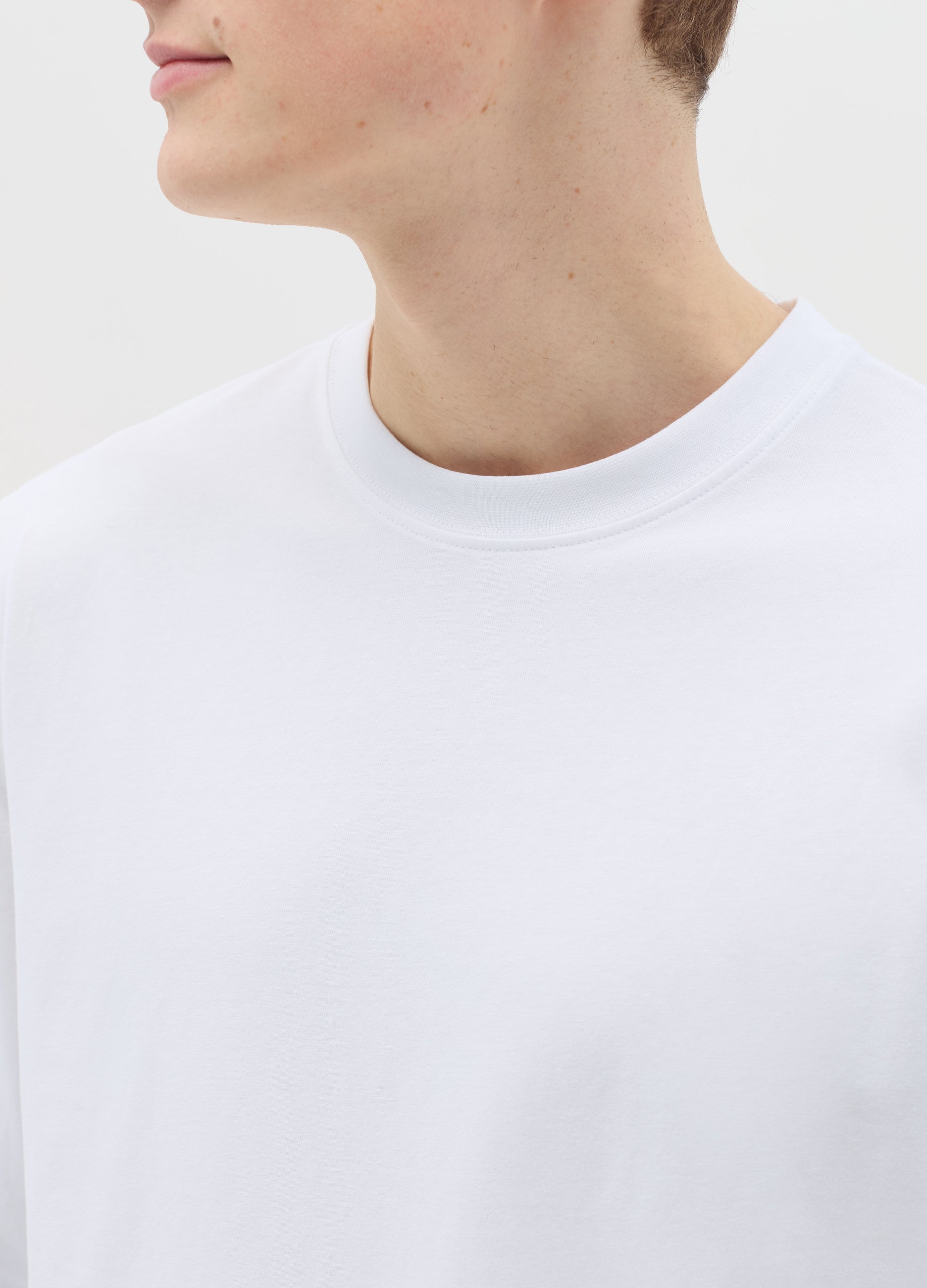 Ovs Long-Sleeved T-Shirt In Stretch Cotton