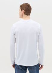 Ovs Long-Sleeved T-Shirt In Stretch Cotton