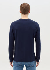 Ovs Long-Sleeved T-Shirt In Stretch Cotton