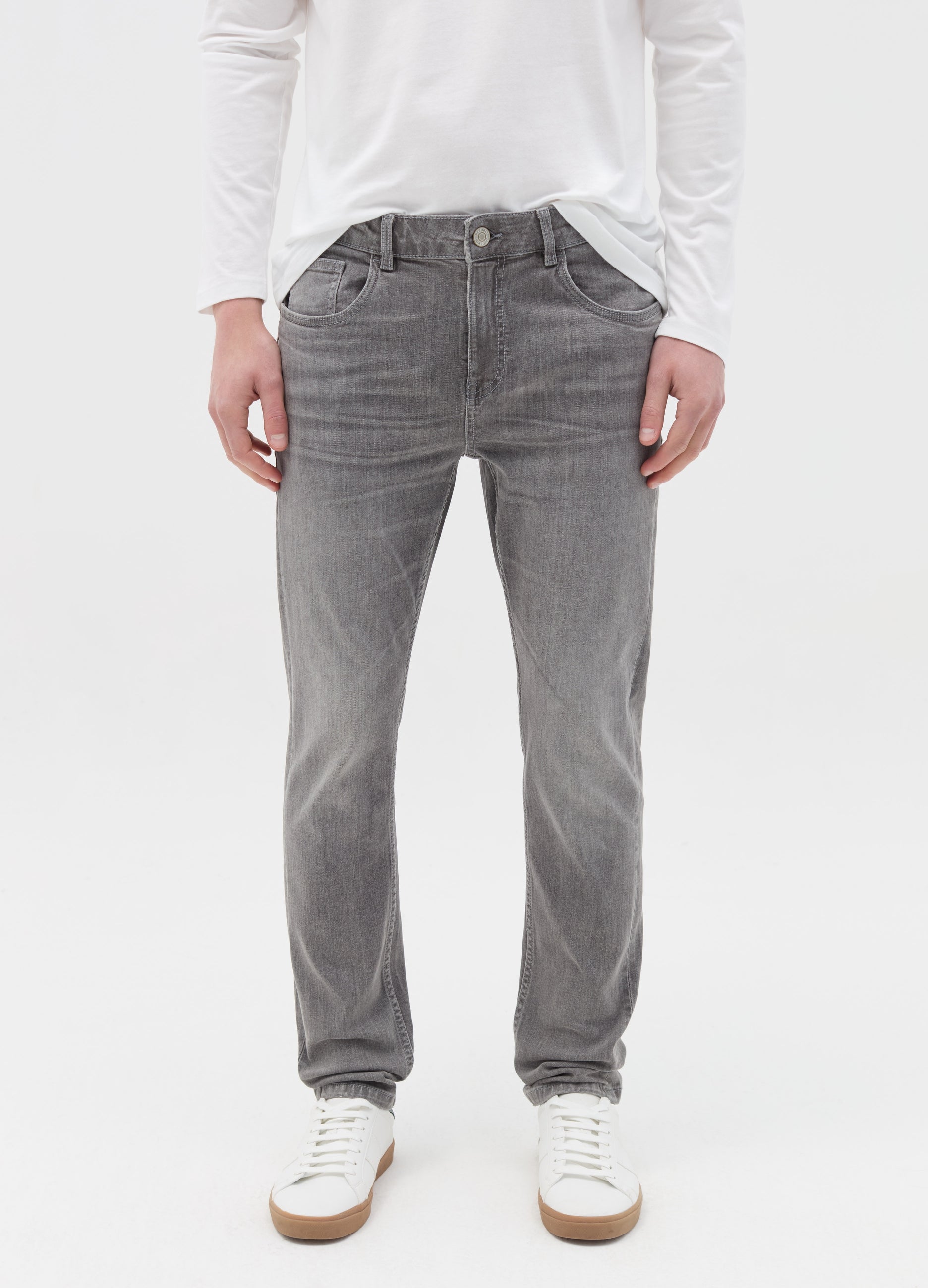 Ovs Skinny-Fit Jeans With Five Pockets