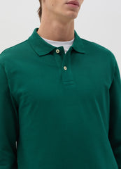Ovs Long-Sleeved Polo Shirt In Organic Cotton