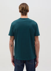T-Shirt In Slub Cotton With Round Neck