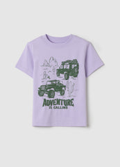 Cotton T-Shirt With Print