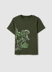Ovs Cotton T-Shirt With Print