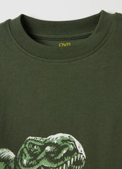 Ovs Cotton T-Shirt With Print