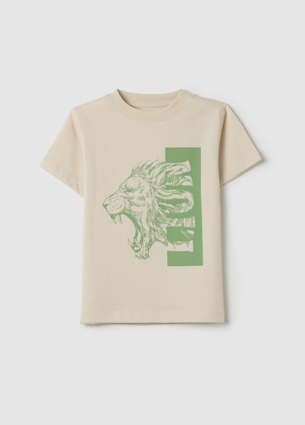 Ovs Cotton T-Shirt With Print