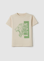 Ovs Cotton T-Shirt With Print