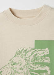 Ovs Cotton T-Shirt With Print