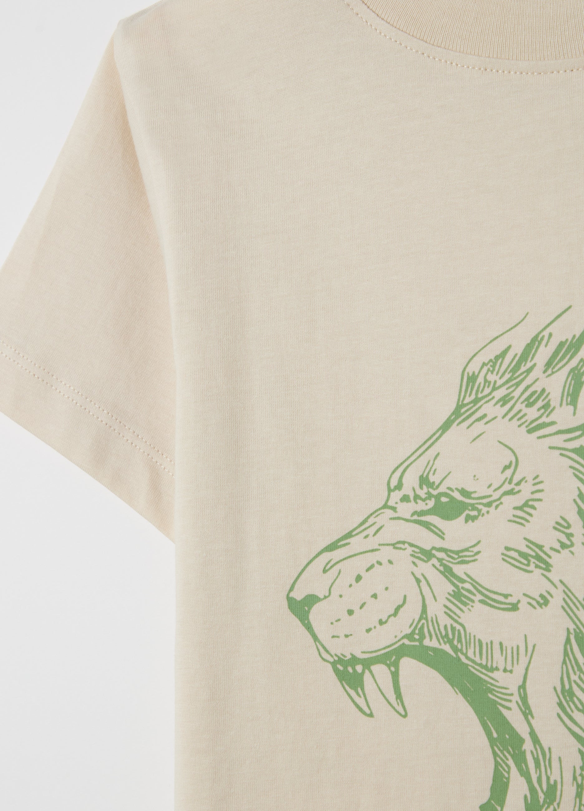 Ovs Cotton T-Shirt With Print