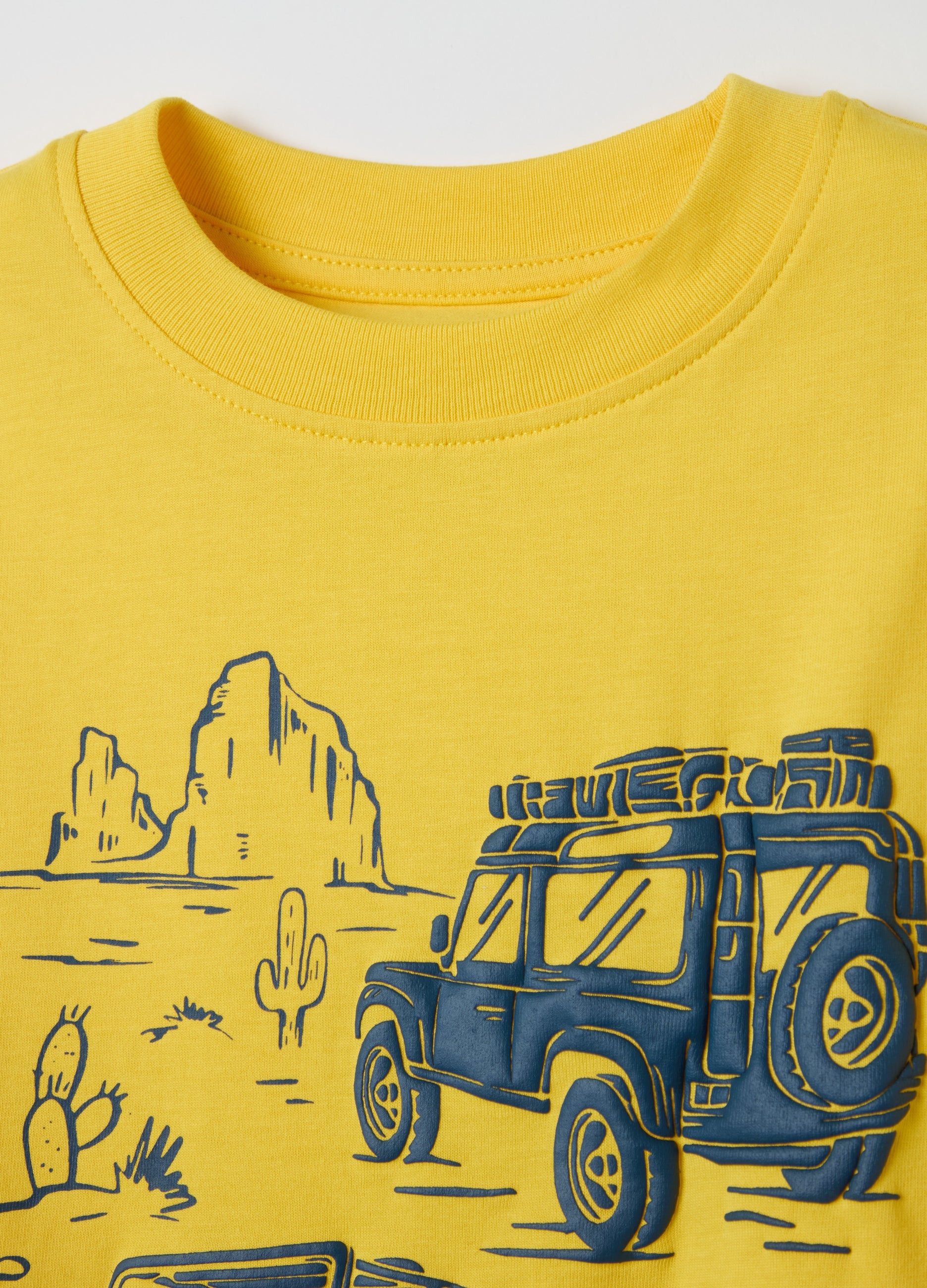 Ovs Cotton T-Shirt With Print