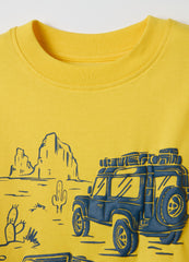 Ovs Cotton T-Shirt With Print