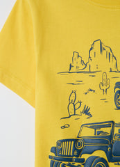 Ovs Cotton T-Shirt With Print