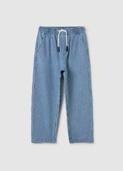 Ovs Joggers With Striped Patterned Drawstring