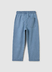Ovs Joggers With Striped Patterned Drawstring