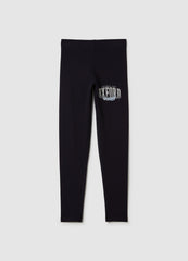 Ovs Printed Stretch Cotton Leggings