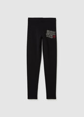 Ovs Printed Stretch Cotton Leggings