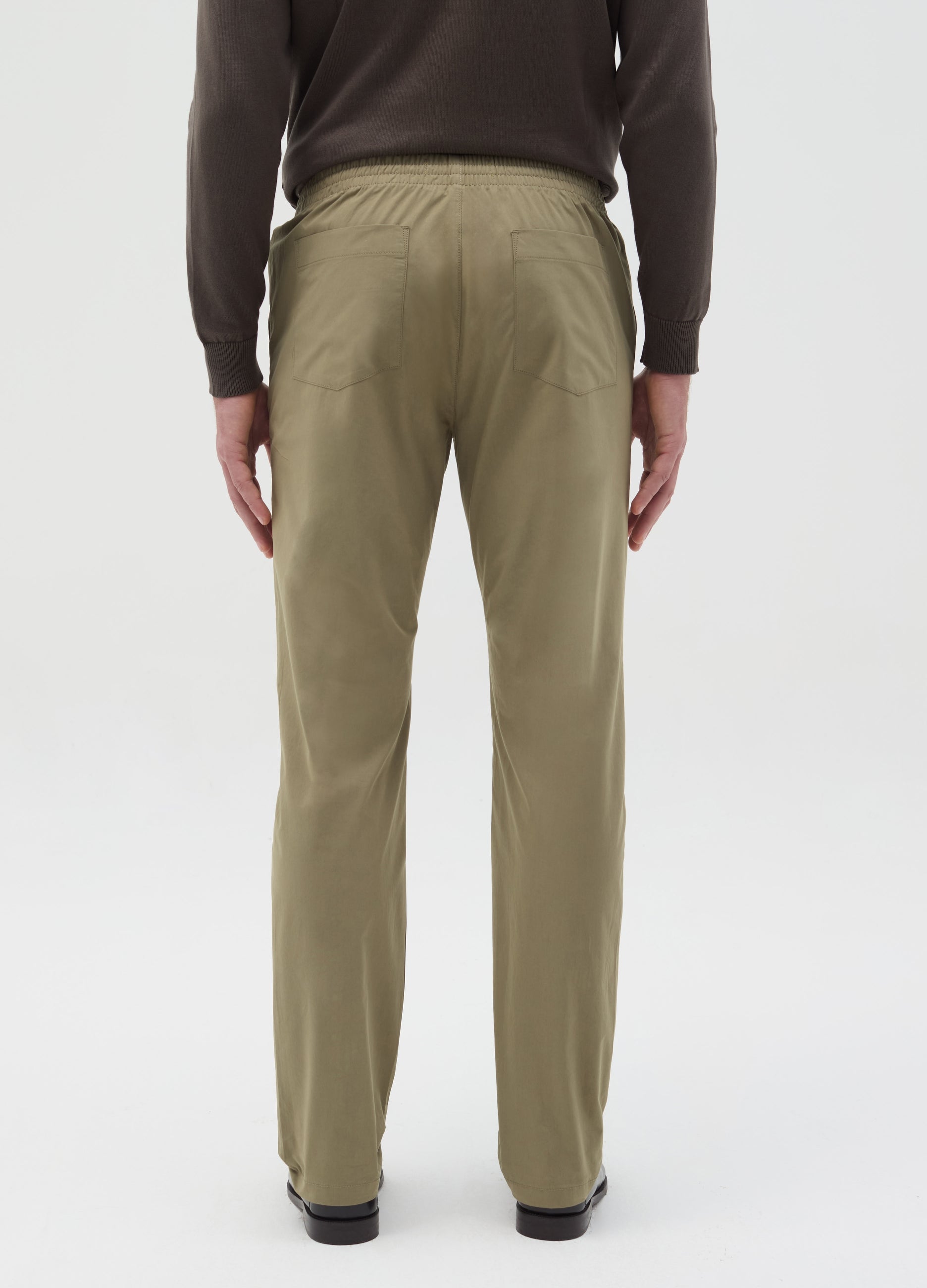 Chino Joggers In Cotton