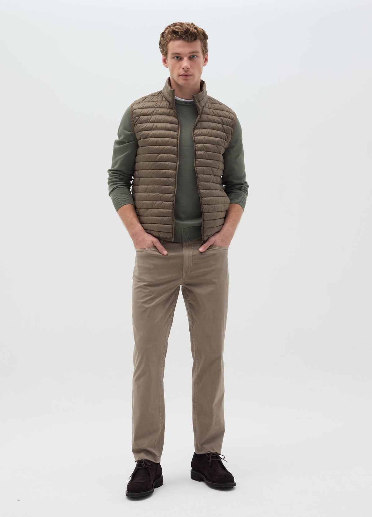 Slim-Fit Trousers In Cotton Poplin