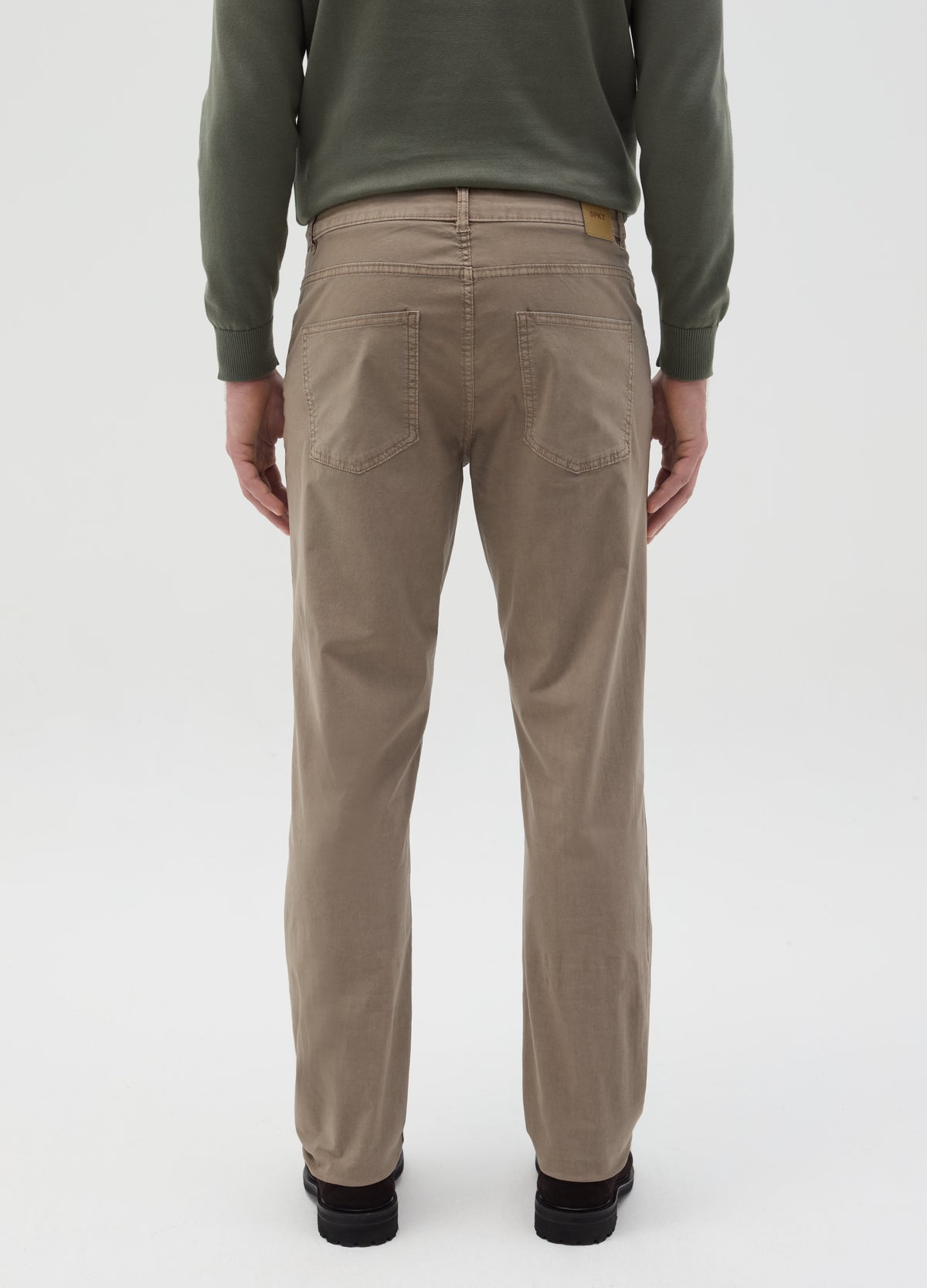 Slim-Fit Trousers In Cotton Poplin