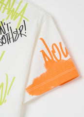 Cotton T-Shirt With Tom Print And Embroidered ''I Don'T Think So''