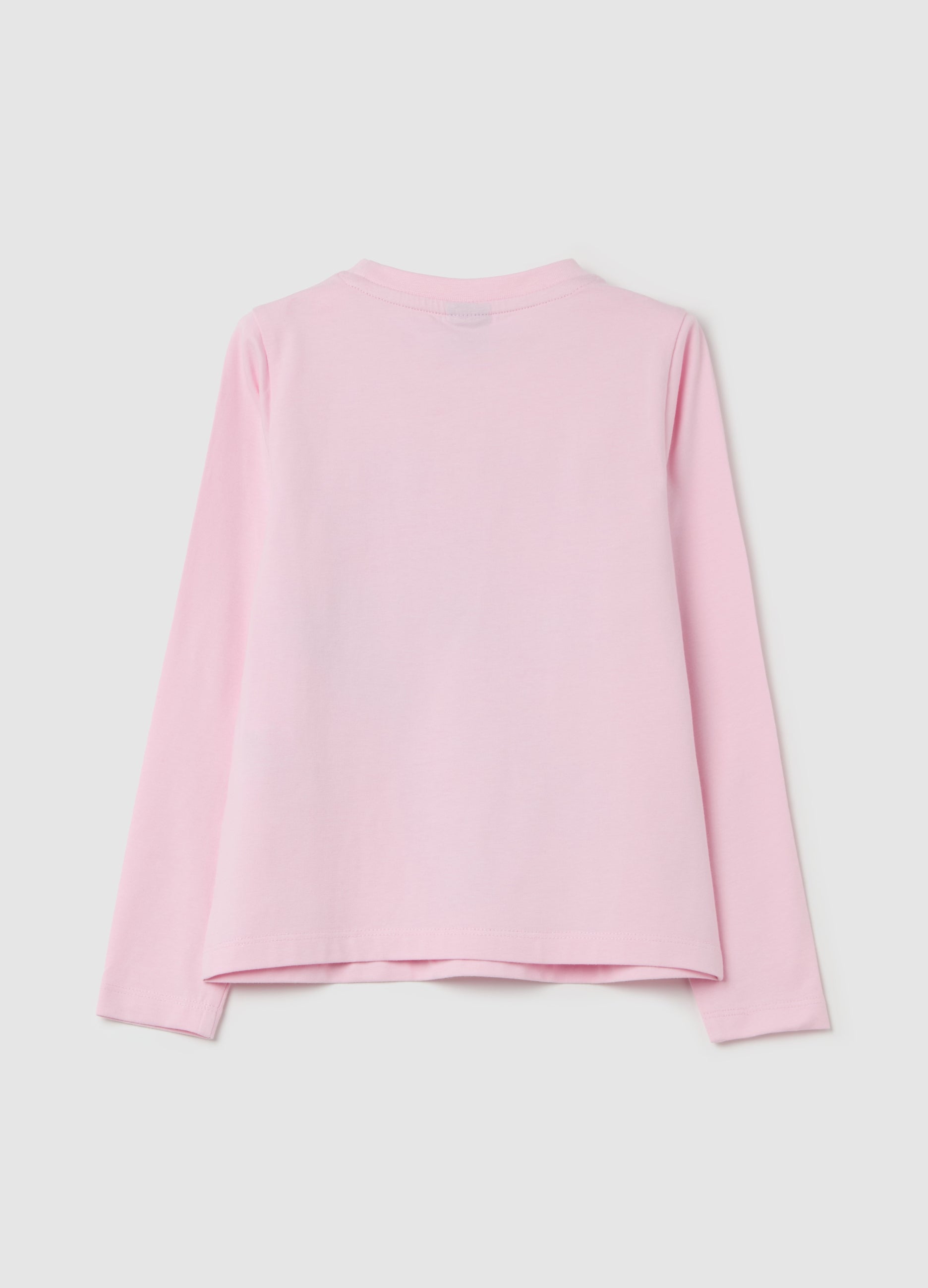 Ovs Long-Sleeved T-Shirt With Stitch Print